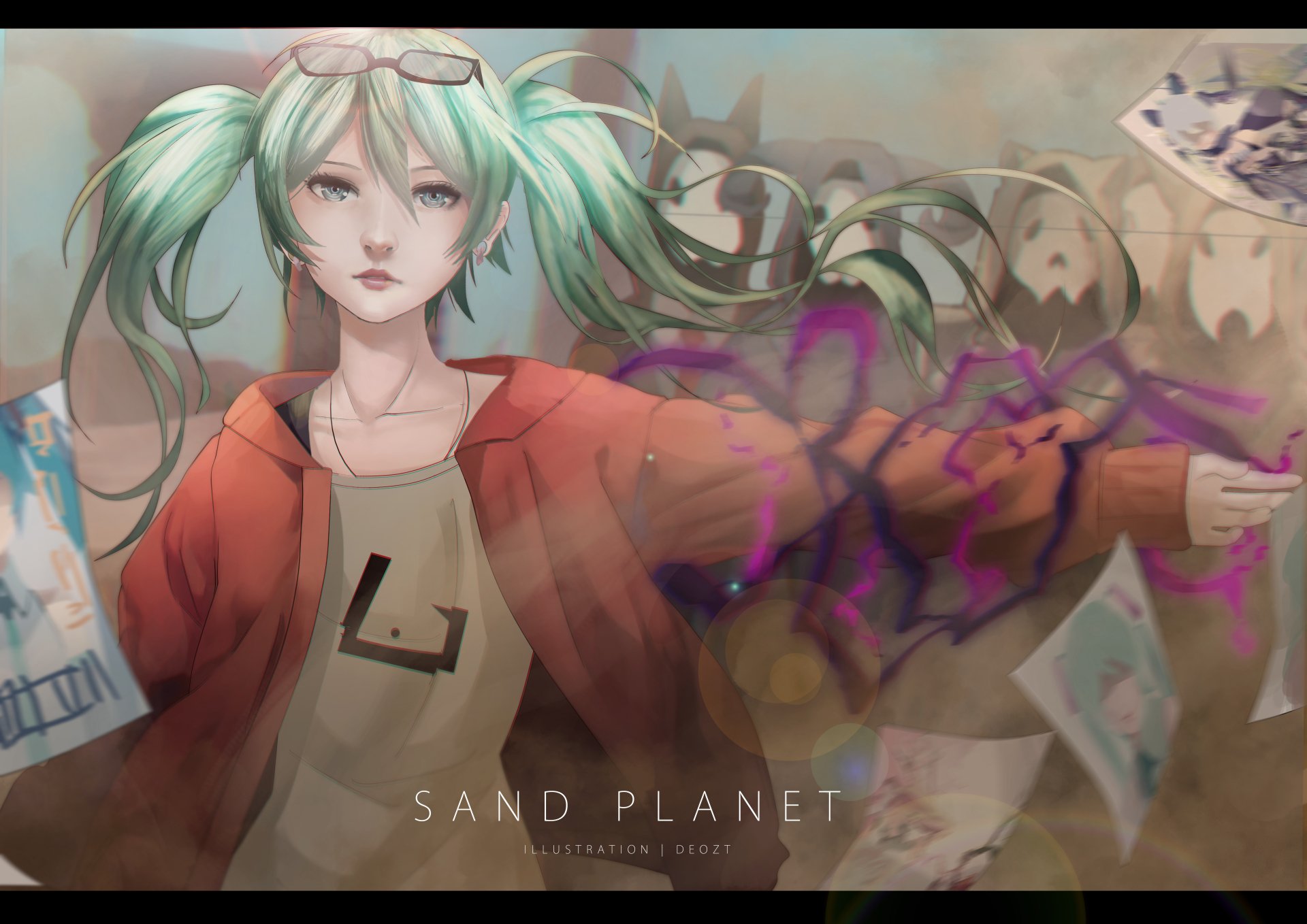 Download Hatsune Miku Anime Vocaloid 4k Ultra HD Wallpaper by Deozt