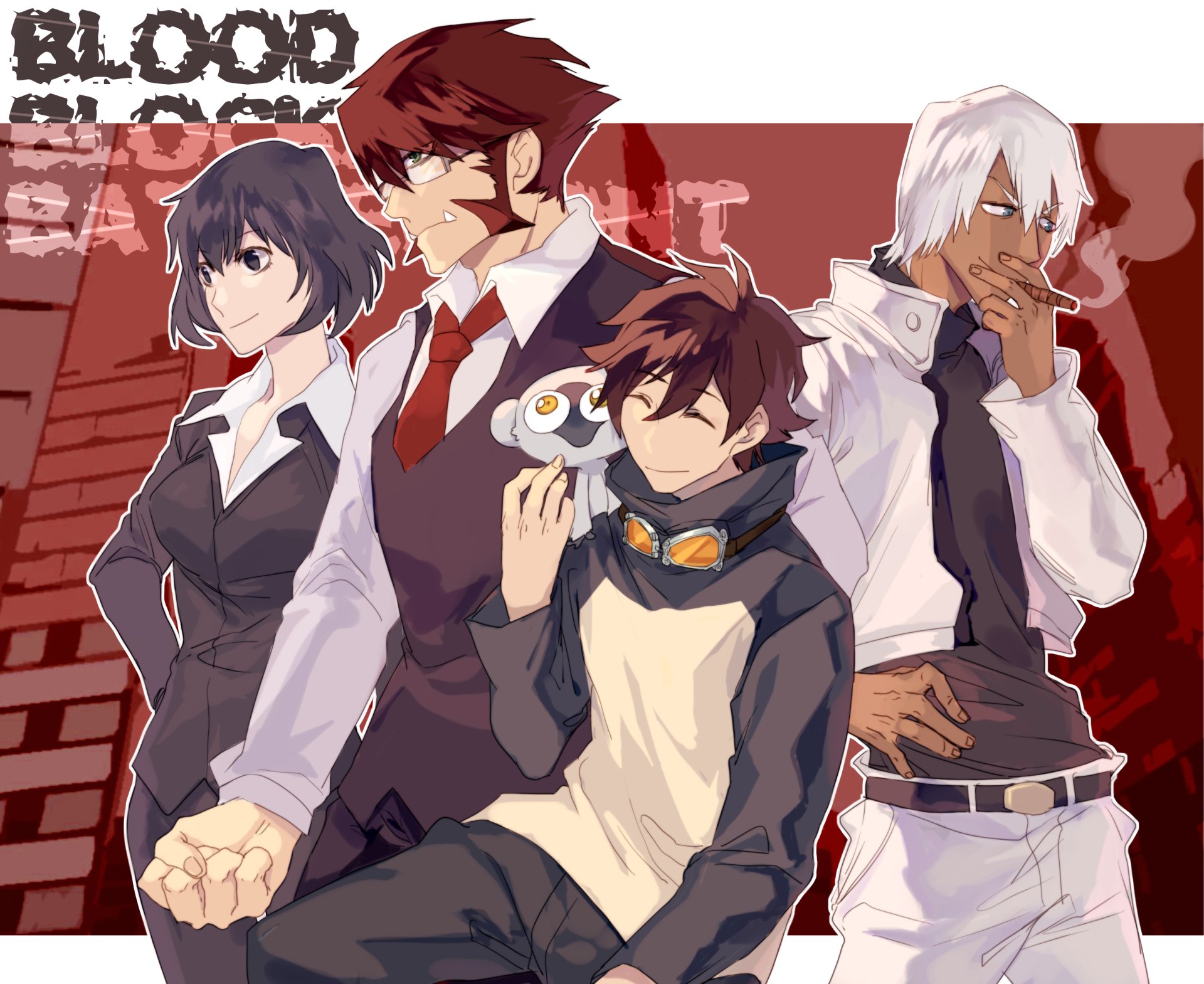Download Sonic Speed Monkey Leonardo Watch Klaus Von Reinherz Chain Sumeragi Anime Blood Blockade Battlefront HD Wallpaper