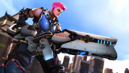 Zarya (Overwatch) video game Overwatch HD Desktop Wallpaper | Background Image