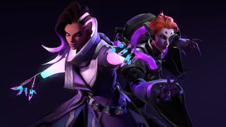 Moira (Overwatch) Sombra (Overwatch) video game Overwatch HD Desktop Wallpaper | Background Image