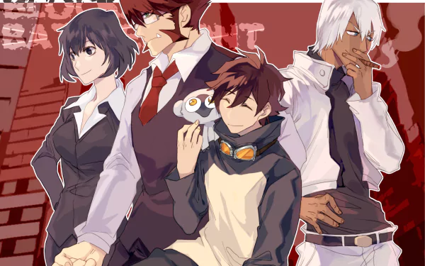 Sonic Speed Monkey Leonardo Watch Klaus Von Reinherz Chain Sumeragi Anime Blood Blockade Battlefront HD Desktop Wallpaper | Background Image