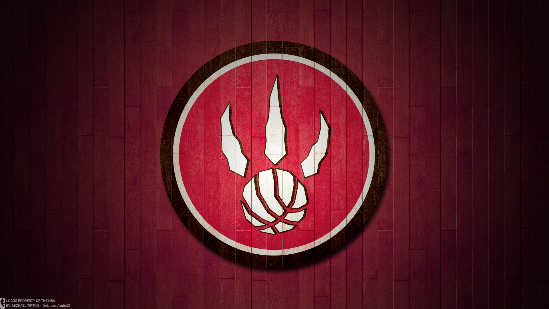 Toronto Raptors Logo by Michael Tipton