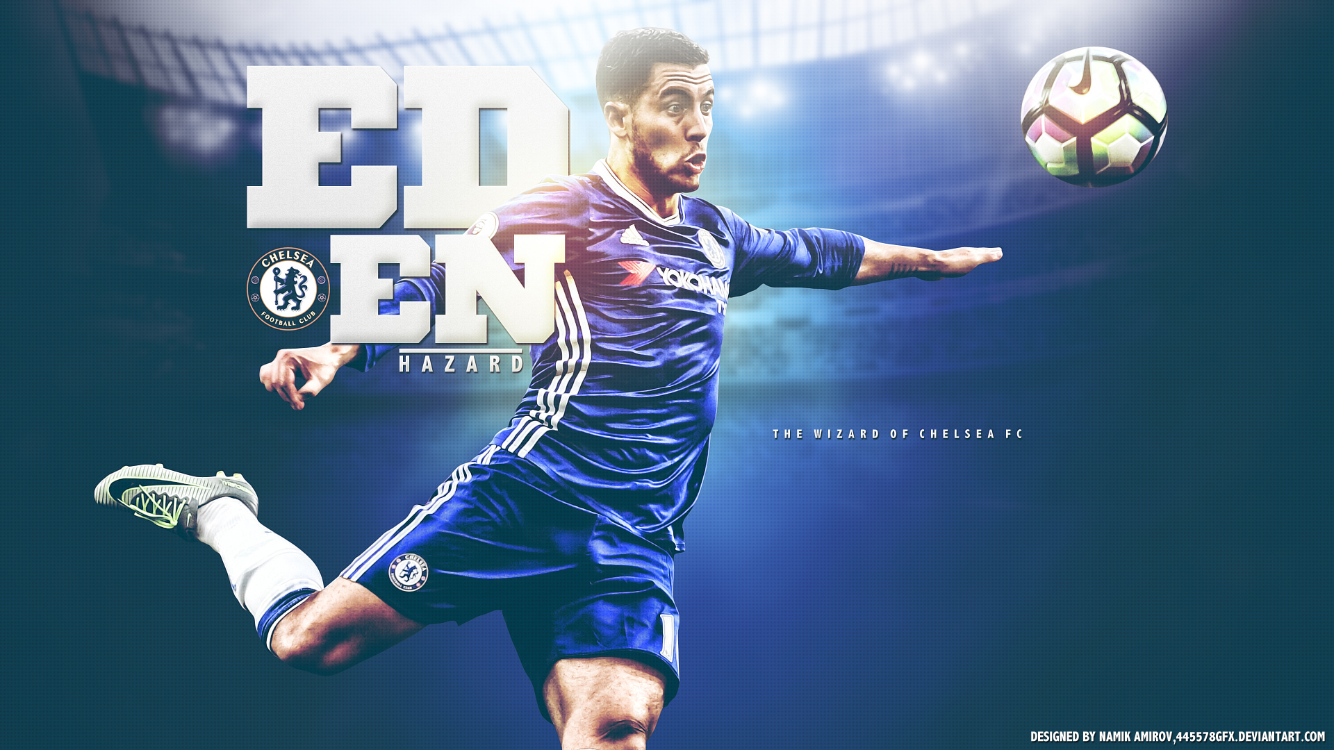 Eden Hazard - Chelsea by Namik Amirov