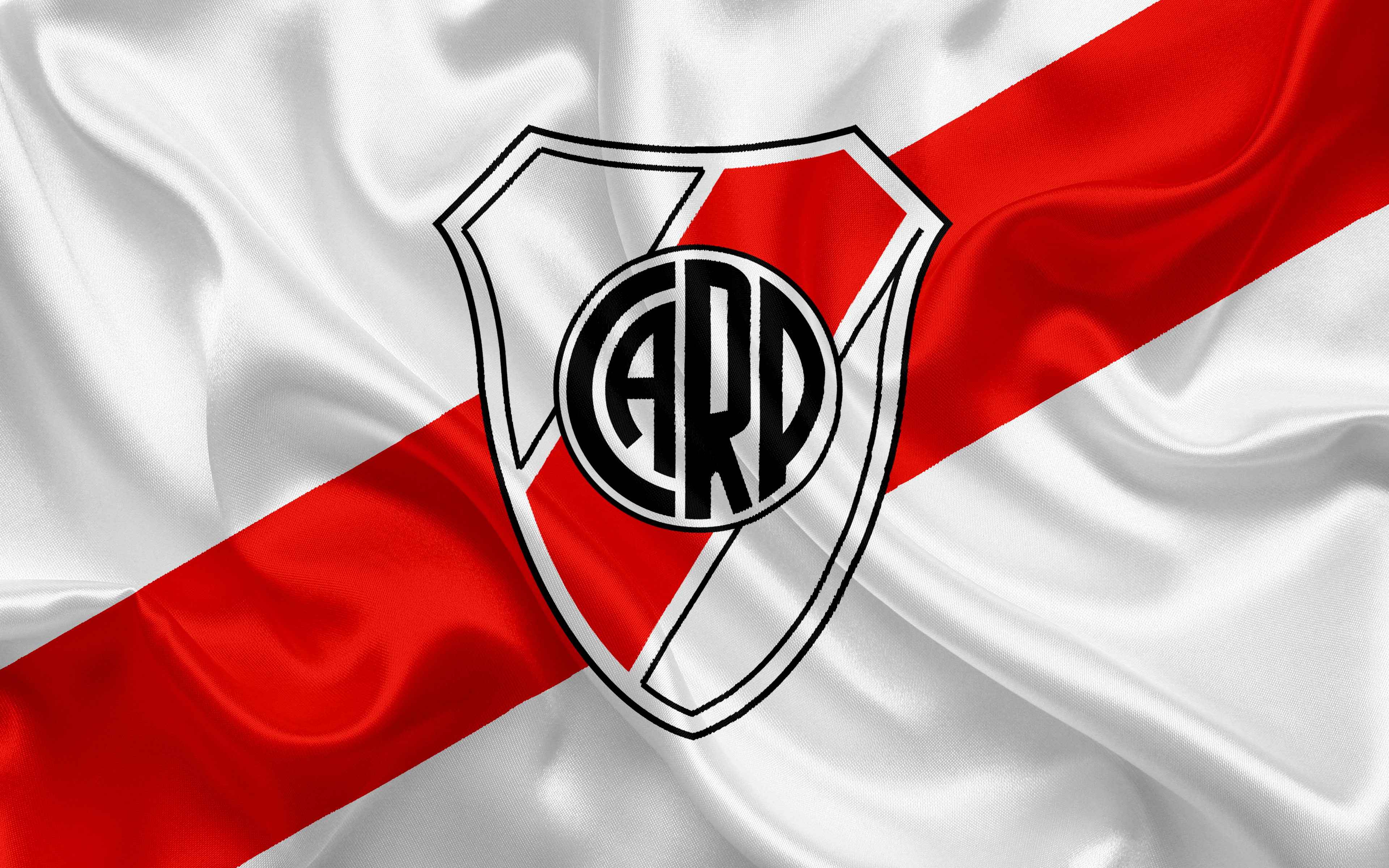 River Plate Logo 4k Ultra HD Wallpaper | Background Image ...