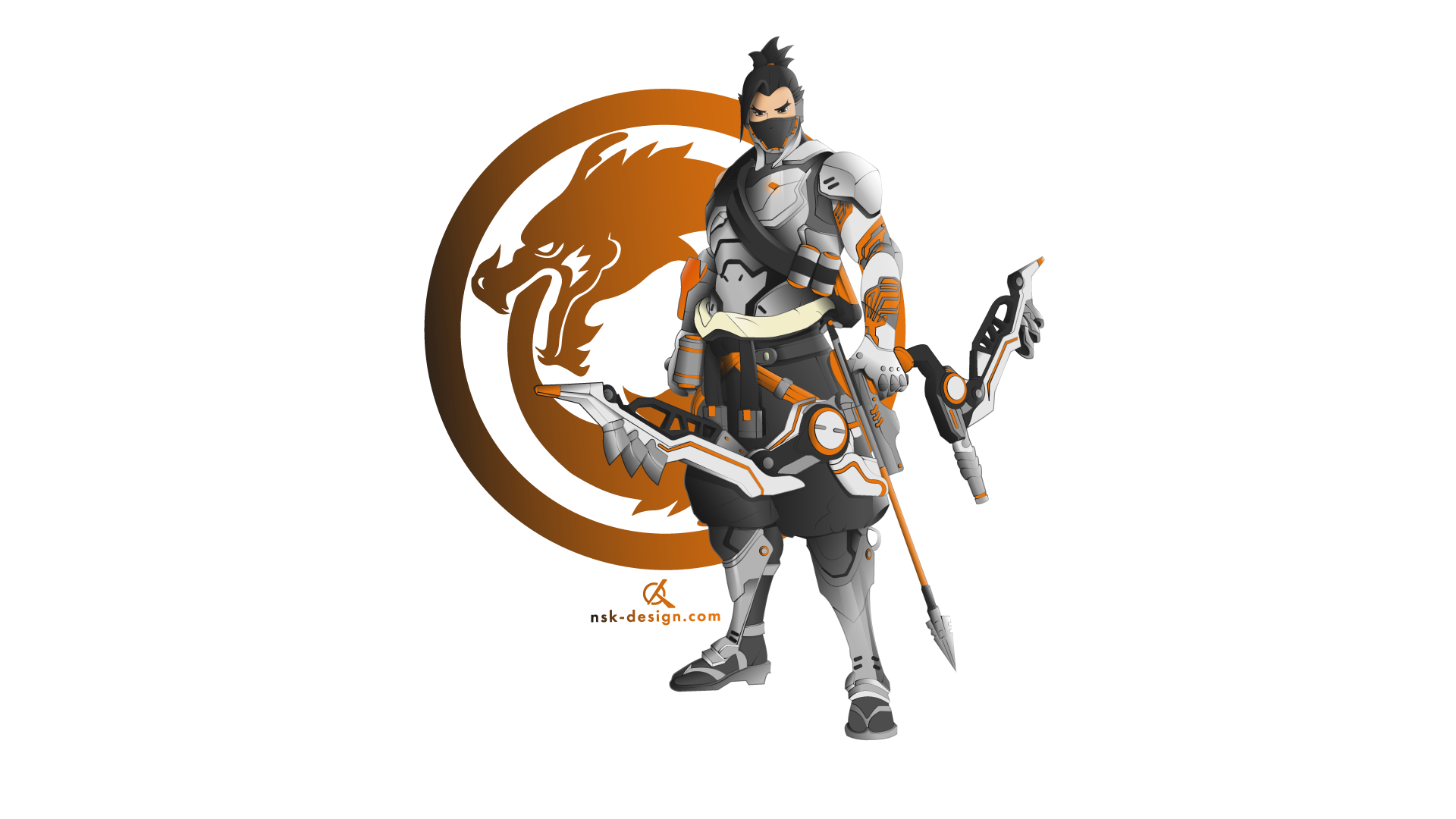 Download Genji Shimada Hanzo (Overwatch) Video Game Overwatch HD Wallpaper by NskDesign