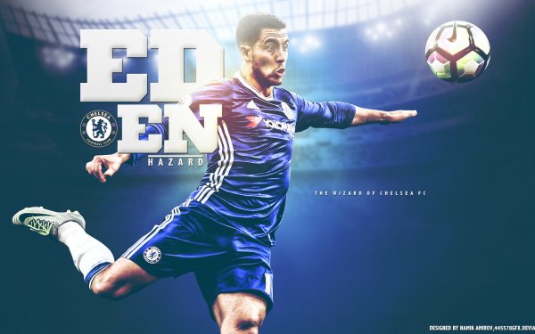 Sports Eden Hazard Soccer Player Belgian Chelsea F.C. HD Wallpaper | Background Image
