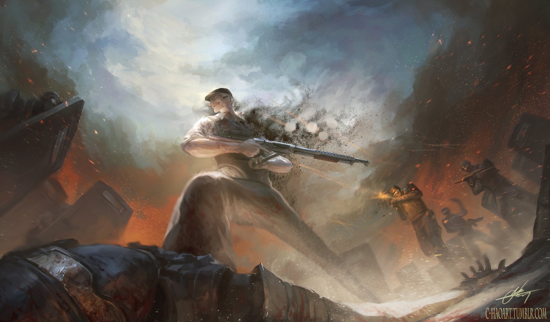 Download Satō (Ajin) Anime Ajin: Demi-Human 4k Ultra HD Wallpaper