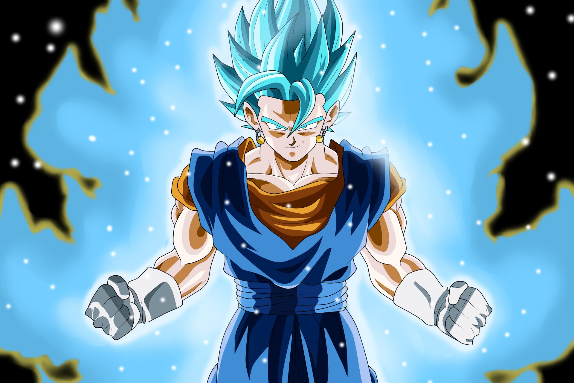 Vegito Super Saiyan Blue 8k Ultra HD Wallpaper