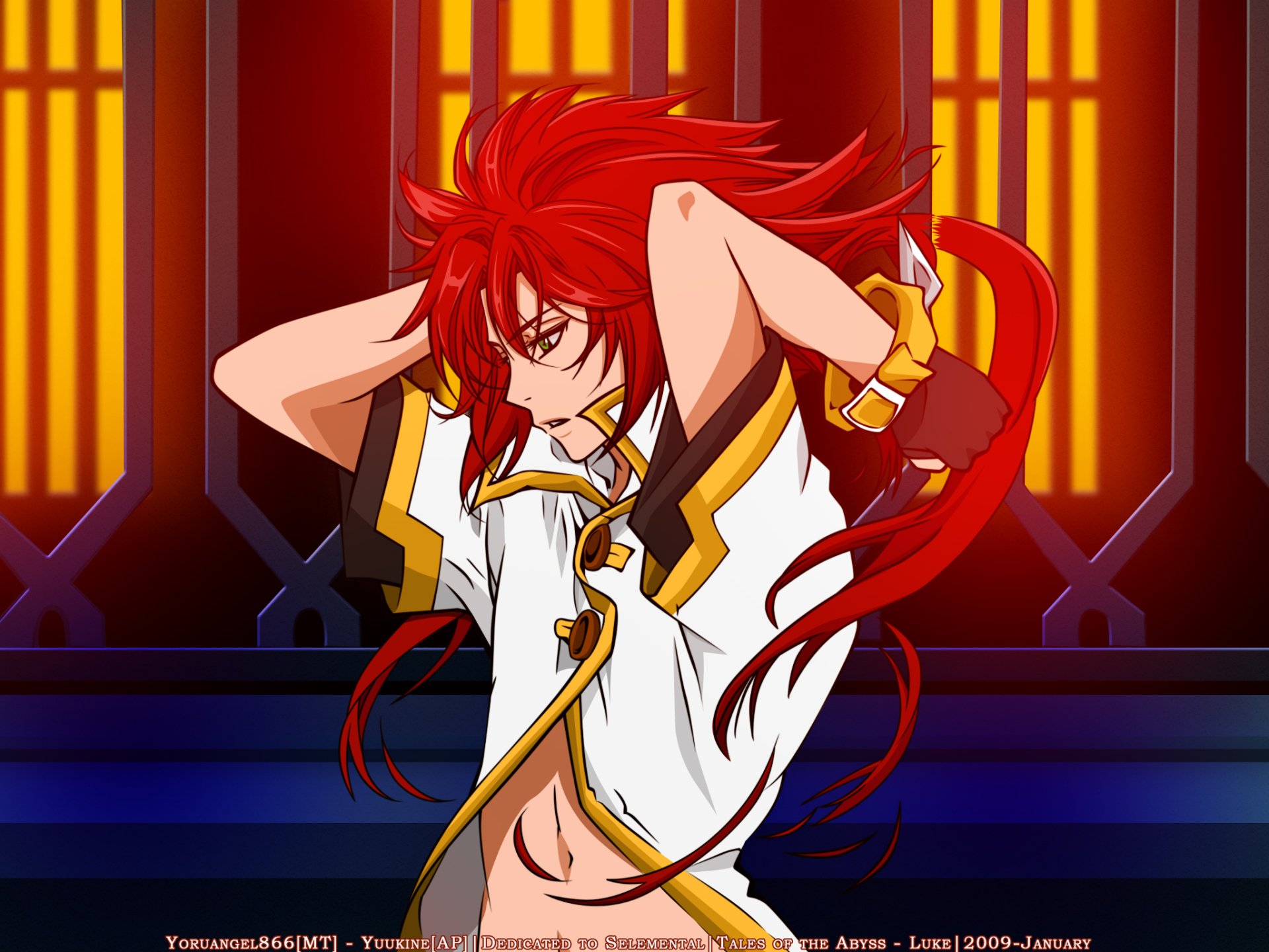 Download Luke Fon Fabre Anime Tales Of The Abyss HD Wallpaper by yoruangel866