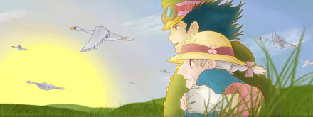 Anime Howl's Moving Castle HD Desktop Wallpaper | Background Image