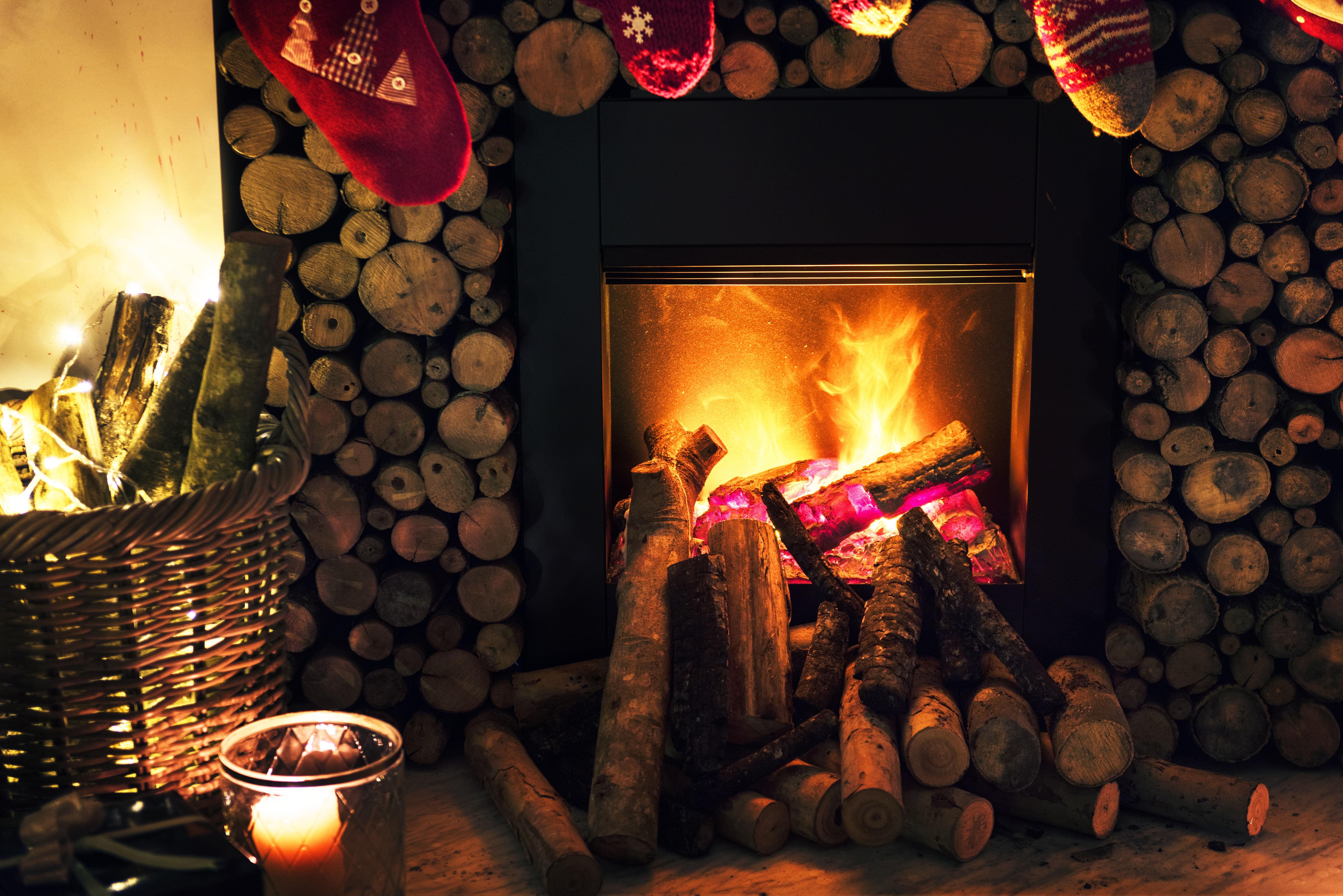 Man Made Fireplace HD Wallpaper | Background Image