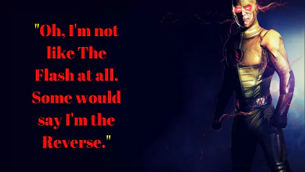  Reverse Flash Wallpaper with quote