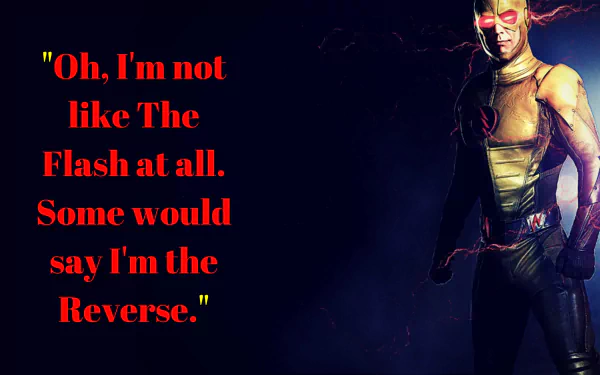  Reverse Flash Wallpaper with quote