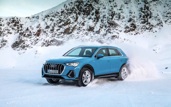 snow winter SUV car Audi vehicle Audi Q3 HD Desktop Wallpaper | Background Image