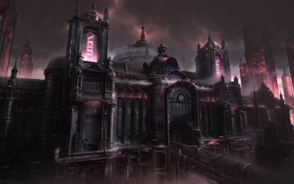 Sci Fi City HD Wallpaper | Background Image