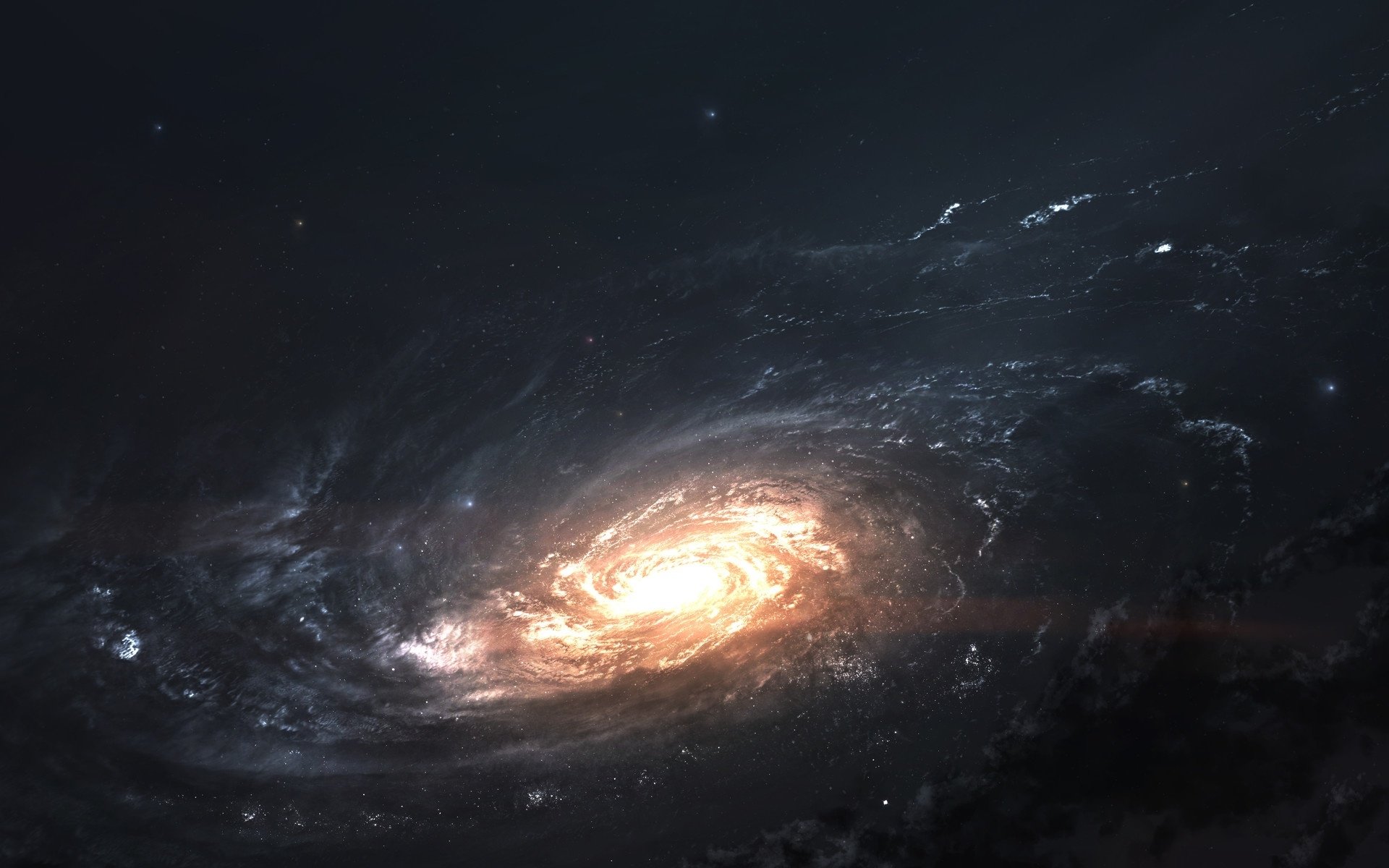 Download Space Sci Fi Galaxy HD Wallpaper by Vadim Sadovski