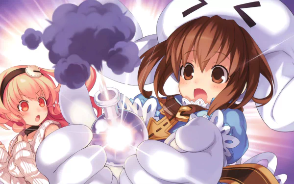 Gust (Hyperdimension Neptunia) Compa (Hyperdimension Neptunia) Hyperdimension Neptunia video game Hyperdimension Neptunia Re;Birth2: Sisters Generation HD Desktop Wallpaper | Background Image