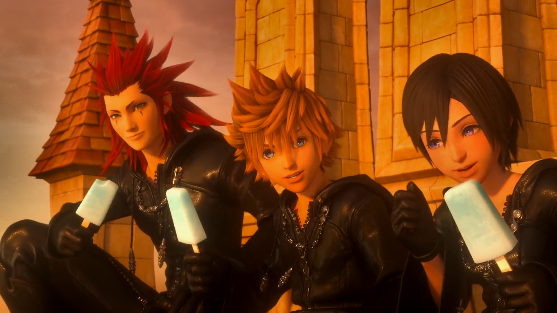 kingdom hearts roxas and xion