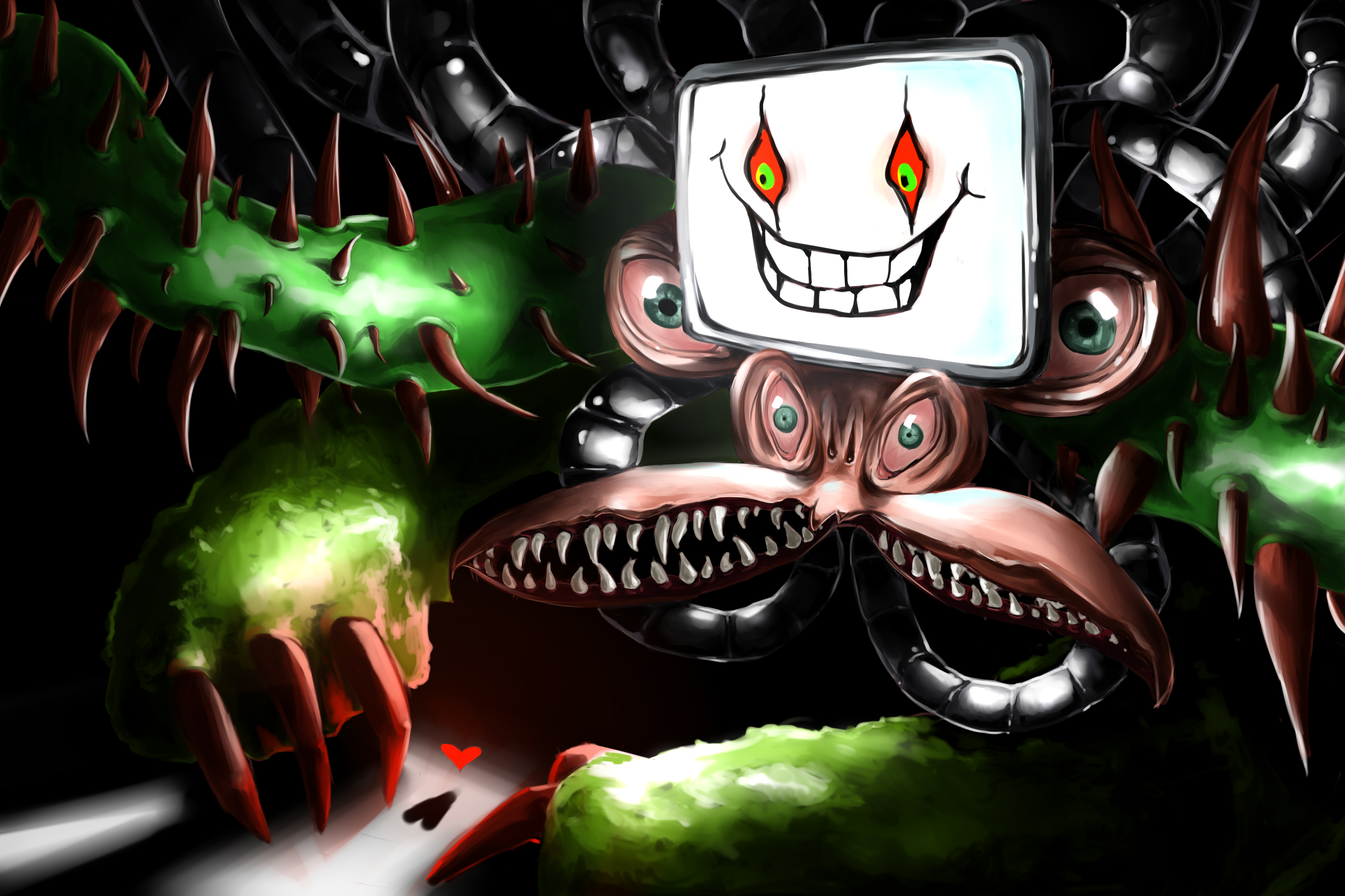 Omega flowey + undertale