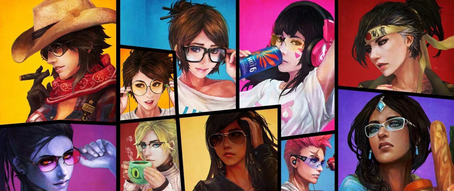 Download Tracer (Overwatch) McCree (Overwatch) Mercy (Overwatch) Widowmaker (Overwatch) Pharah (Overwatch) Mei (Overwatch) Hanzo (Overwatch) D.Va (Overwatch) Zarya (Overwatch) Symmetra (Overwatch) Video Game Overwatch HD Wallpaper