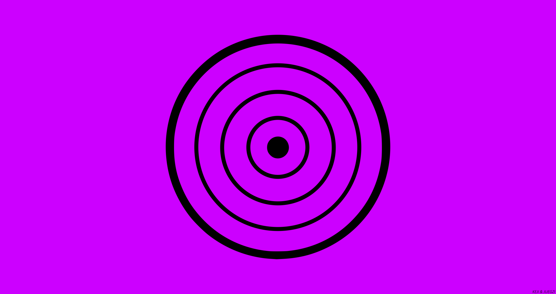 Rinnegan - Naruto Inspired - Horn Button - Court Purple/Black