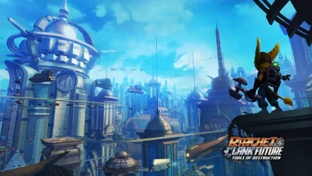 Clank (Ratchet & Clank) Ratchet (Ratchet & Clank) video game Ratchet & Clank Future: Tools of Destruction HD Desktop Wallpaper | Background Image