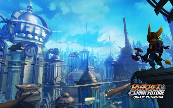 Clank (Ratchet & Clank) Ratchet (Ratchet & Clank) video game Ratchet & Clank Future: Tools of Destruction HD Desktop Wallpaper | Background Image