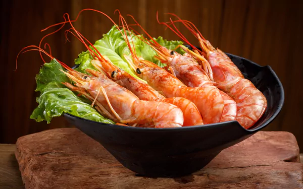 food shrimp HD Desktop Wallpaper | Background Image
