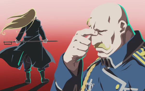 Olivier Mira Armstrong Alex Louis Armstrong Anime Fullmetal Alchemist HD Desktop Wallpaper | Background Image