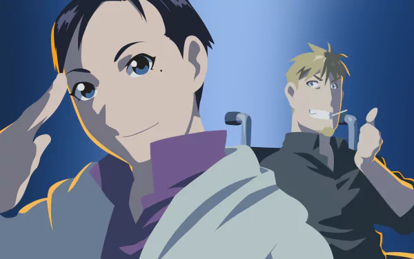 Jean Havoc Maria Ross Anime Fullmetal Alchemist HD Desktop Wallpaper | Background Image