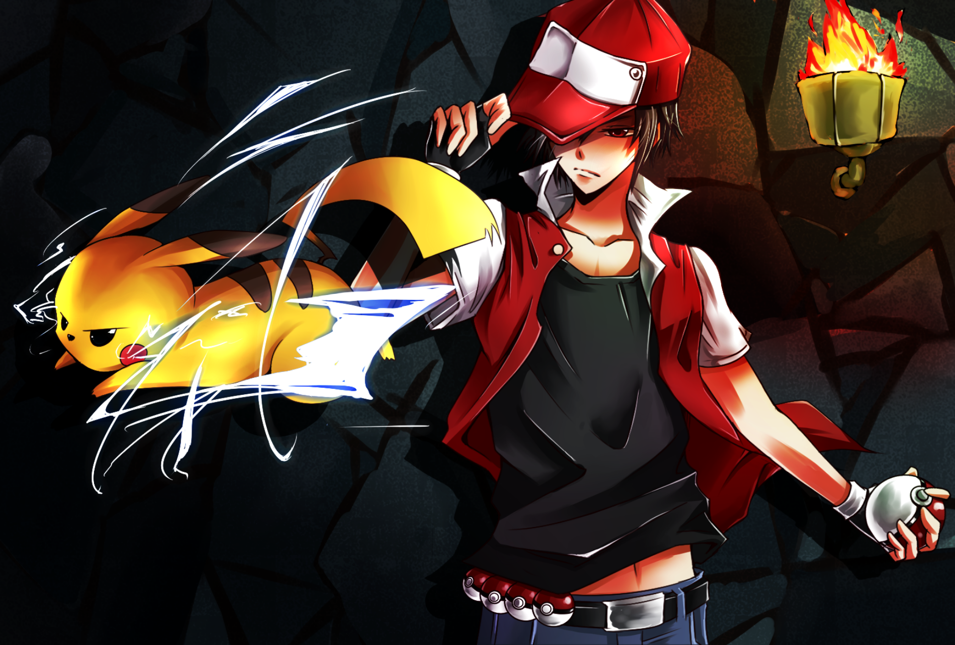 Red Pokemon Trainer Wallpapers - Wallpaper Cave