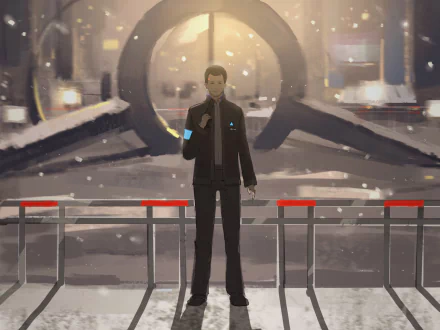 Connor (Detroit: Become Human) video game Detroit: Become Human HD Desktop Wallpaper | Background Image