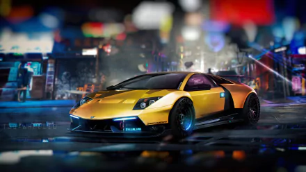 Lamborghini yellow car vehicle Lamborghini Murcielago HD Desktop Wallpaper | Background Image