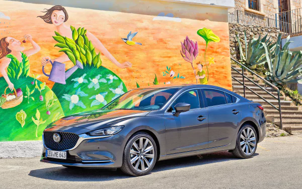 silver car car Mazda vehicle Mazda6 HD Desktop Wallpaper | Background Image