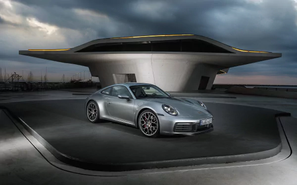 silver car car Porsche Porsche 911 Porsche 911 Carrera 4S vehicle Porsche 911 Carrera HD Desktop Wallpaper | Background Image