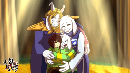 Chara (Undertale) Asriel (Undertale) Asgore (Undertale) Toriel (Undertale) video game Undertale HD Desktop Wallpaper | Background Image