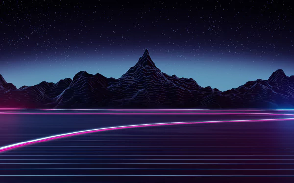 artistic retrowave HD Desktop Wallpaper | Background Image
