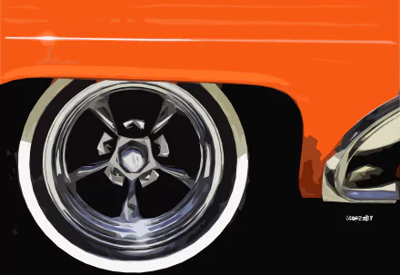  Orange Car