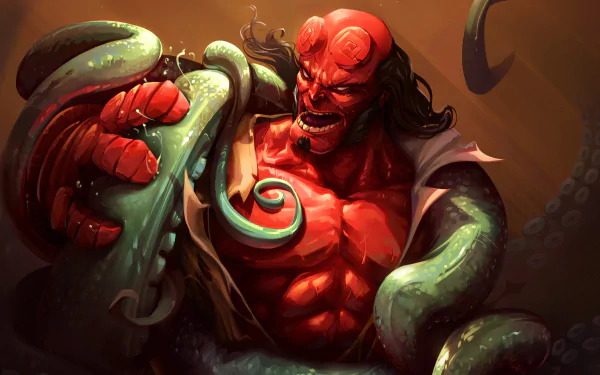 Dark Horse Comics Hellboy movie Hellboy (2019) HD Desktop Wallpaper | Background Image