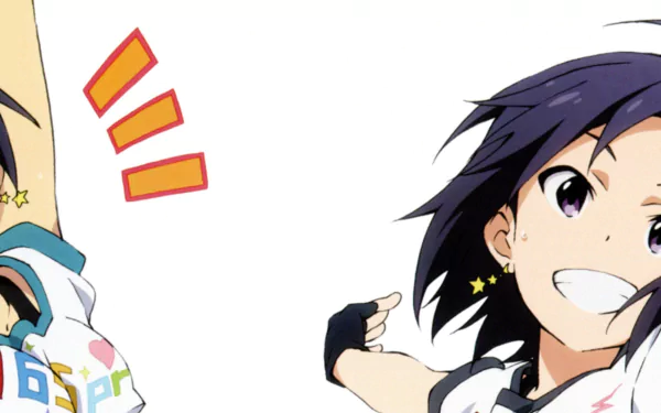 Makoto Kikuchi Hibiki Ganaha Anime The iDOLM@STER HD Desktop Wallpaper | Background Image