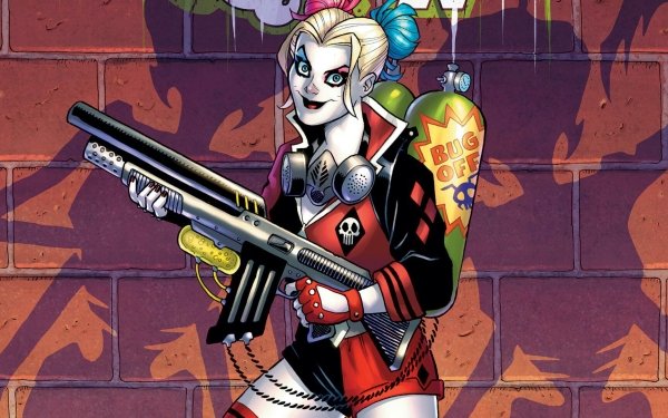 Comics Harley Quinn DC Comics Weapon Blonde HD Wallpaper | Background Image