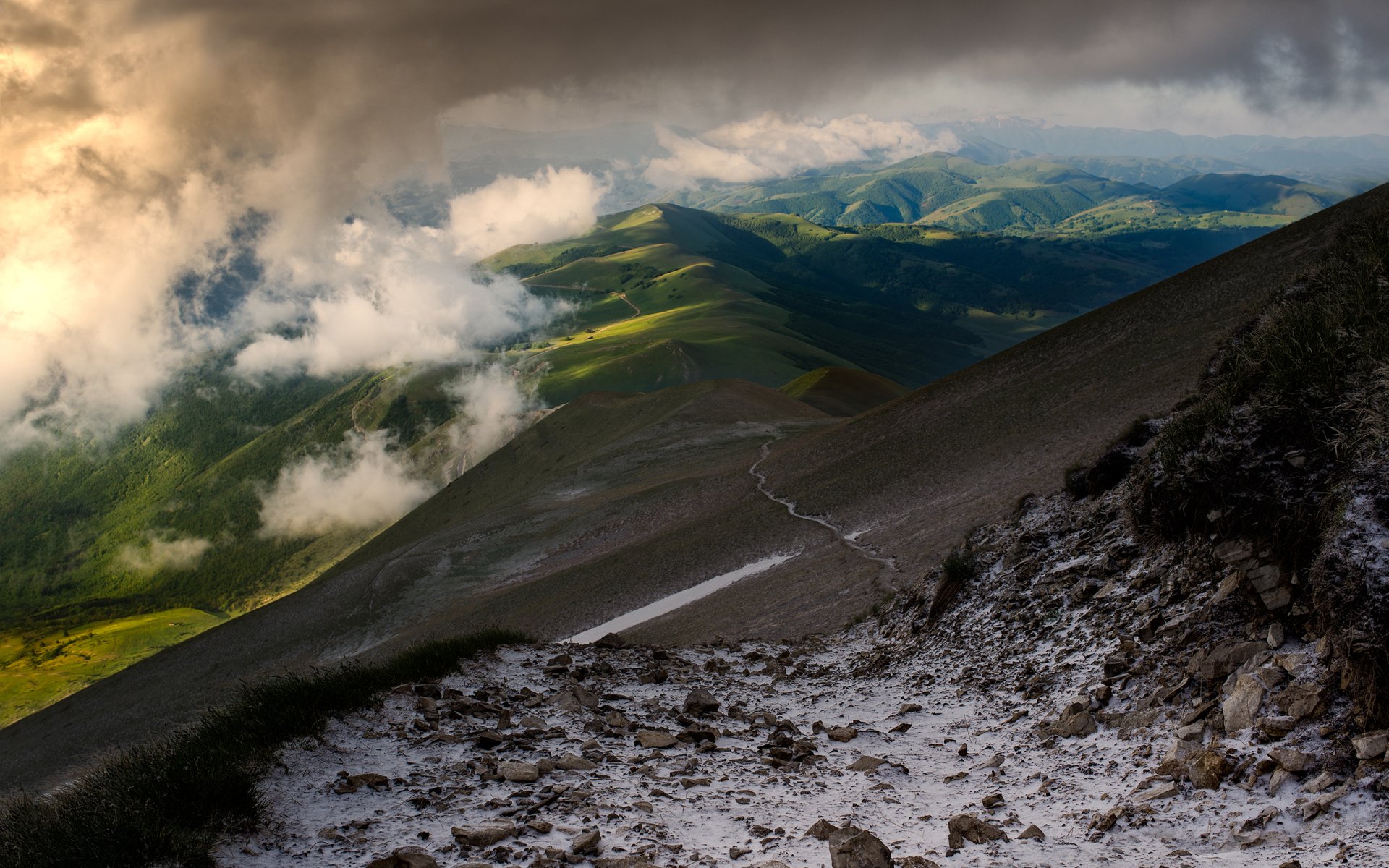 Download Cloud Nature Mountain HD Wallpaper