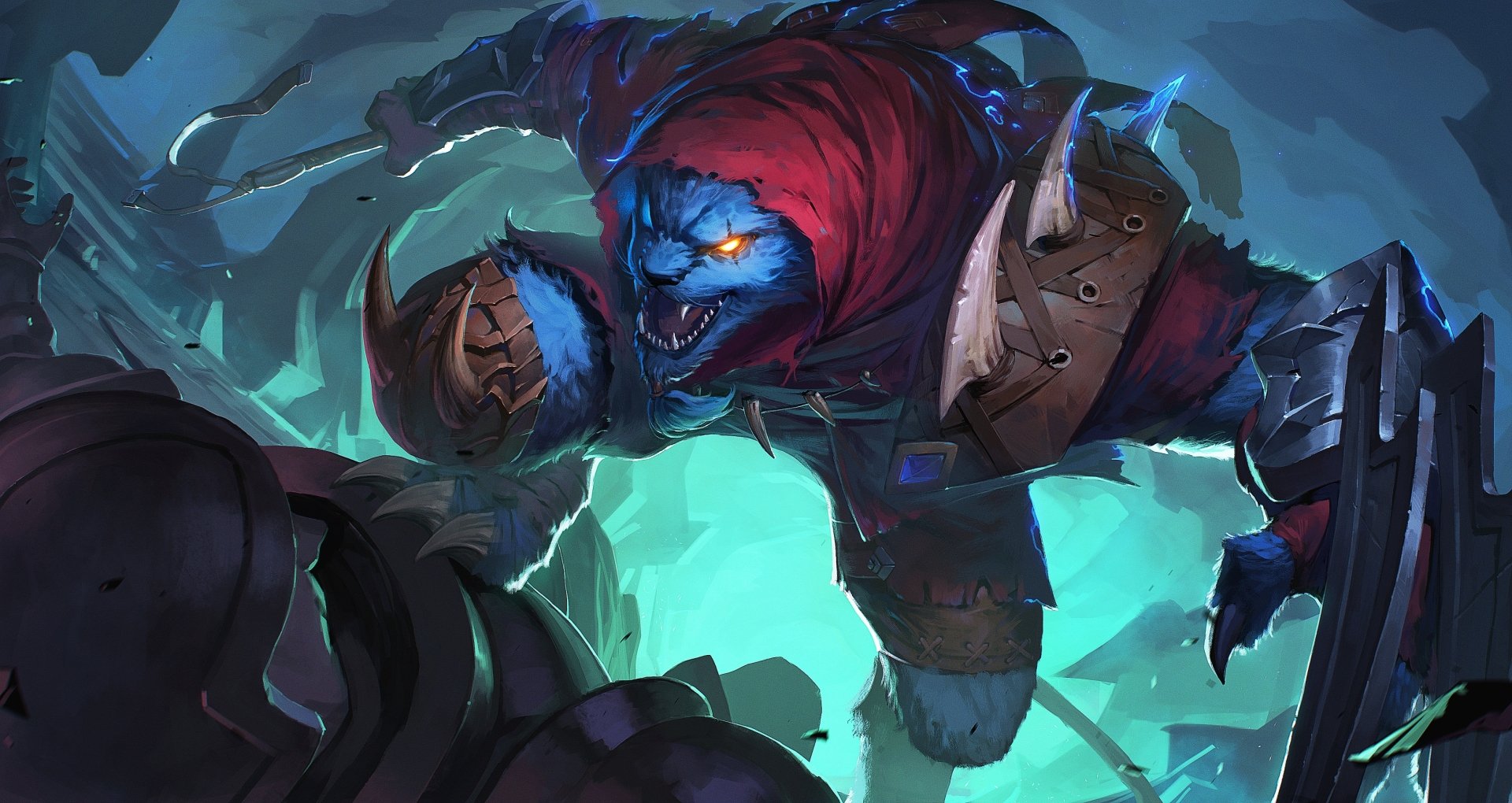 Download Warrior Rengar (League Of Legends) Video Game League Of Legends HD Wallpaper