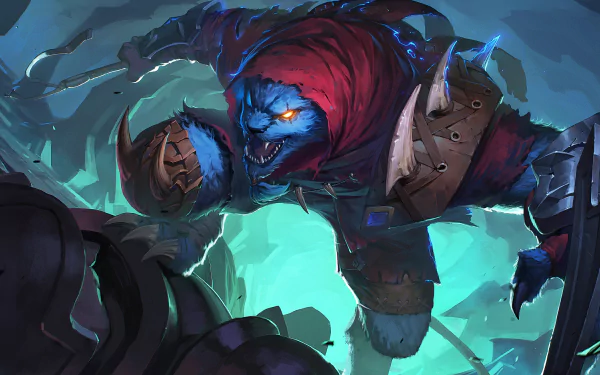 warrior Rengar (League Of Legends) video game League Of Legends HD Desktop Wallpaper | Background Image