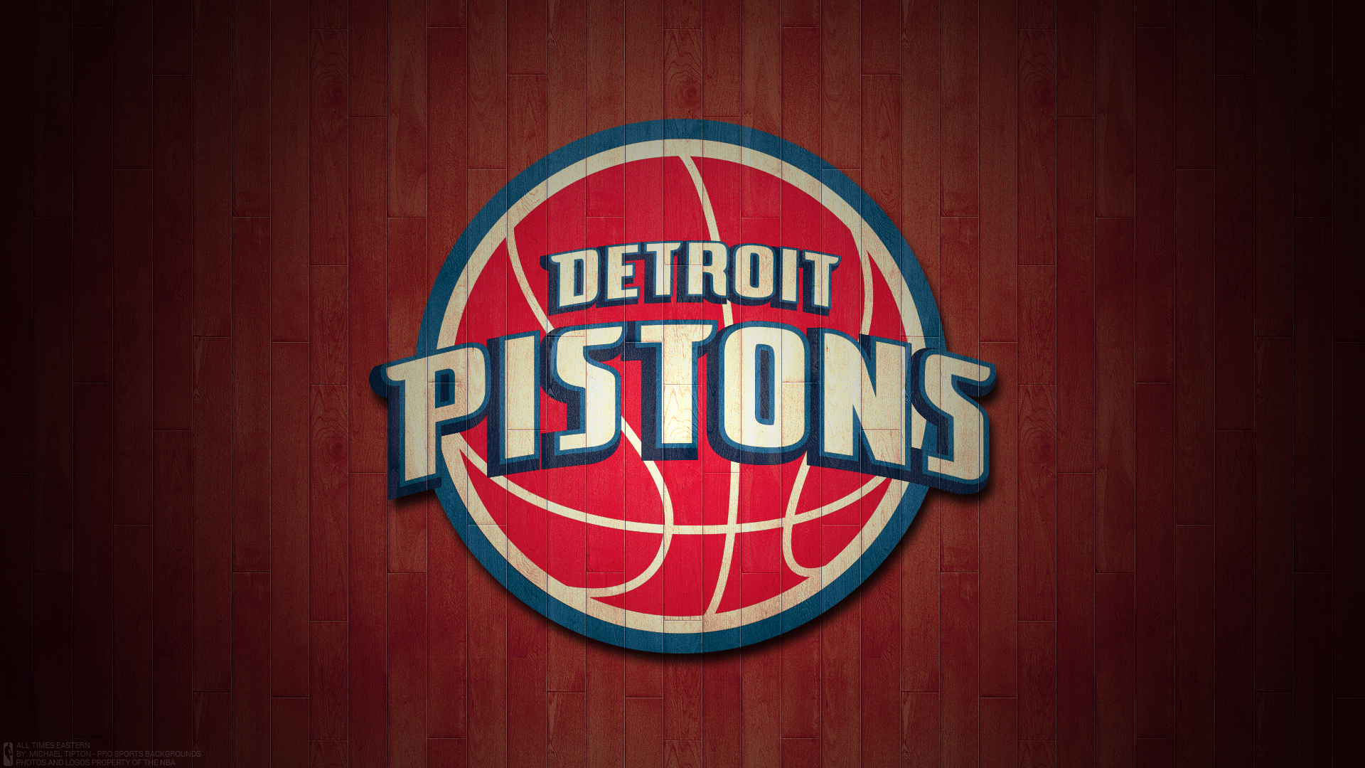 Download Logo NBA Basketball Detroit Pistons Sports HD Wallpaper By ...