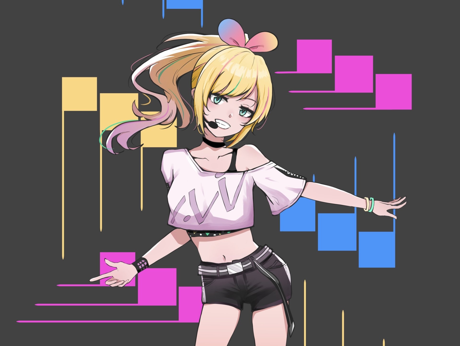 Download Kizuna AI Anime AI Channel HD Wallpaper by まーゆー