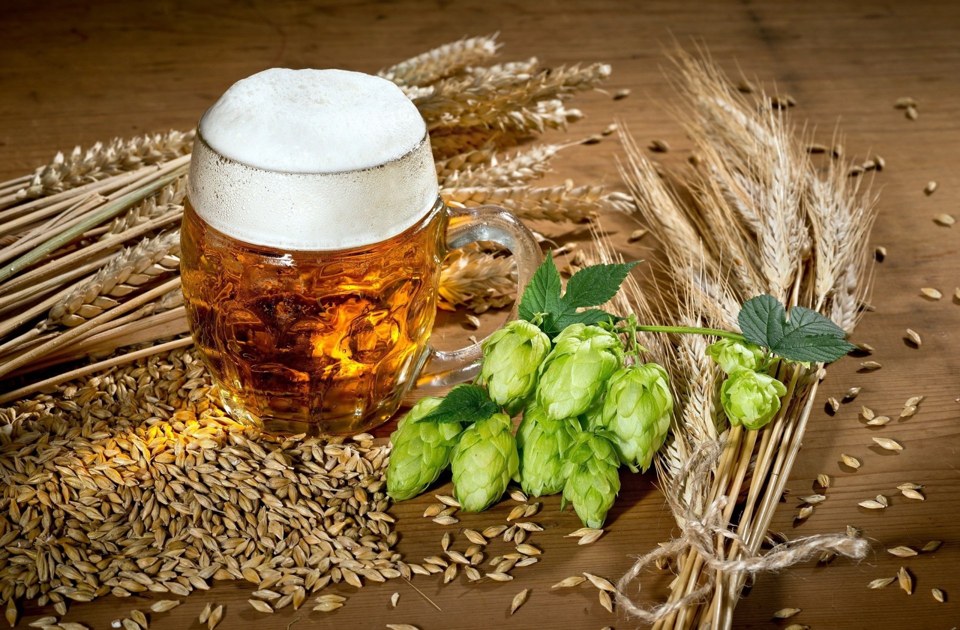 Download Still Life Hop Drink Alcohol Food Beer HD Wallpaper