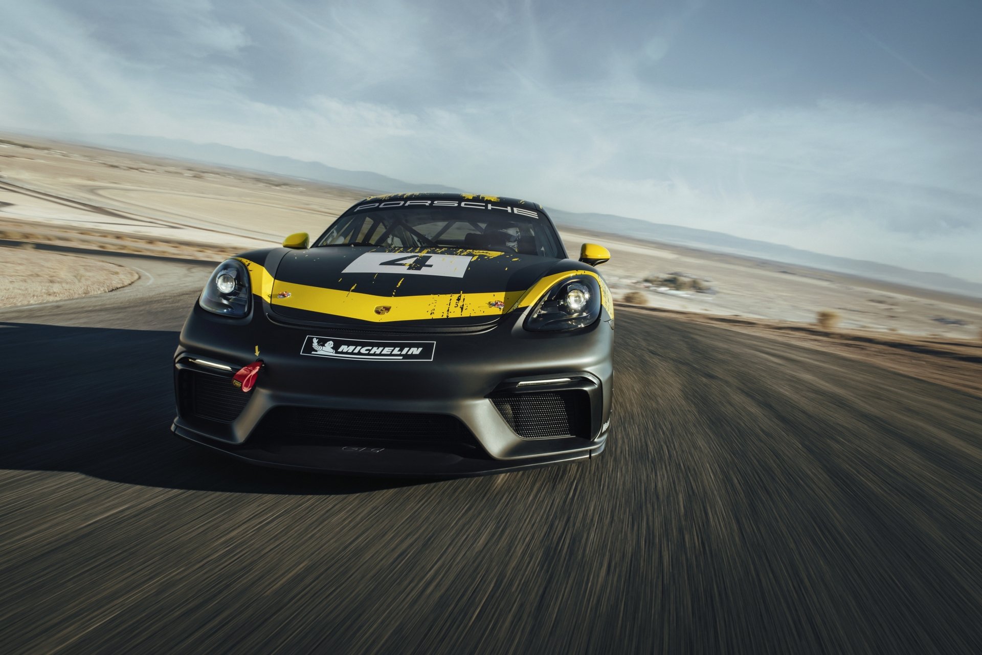 Download Race Car Car Porsche Porsche Cayman Vehicle Porsche Cayman GT4 4k Ultra HD Wallpaper