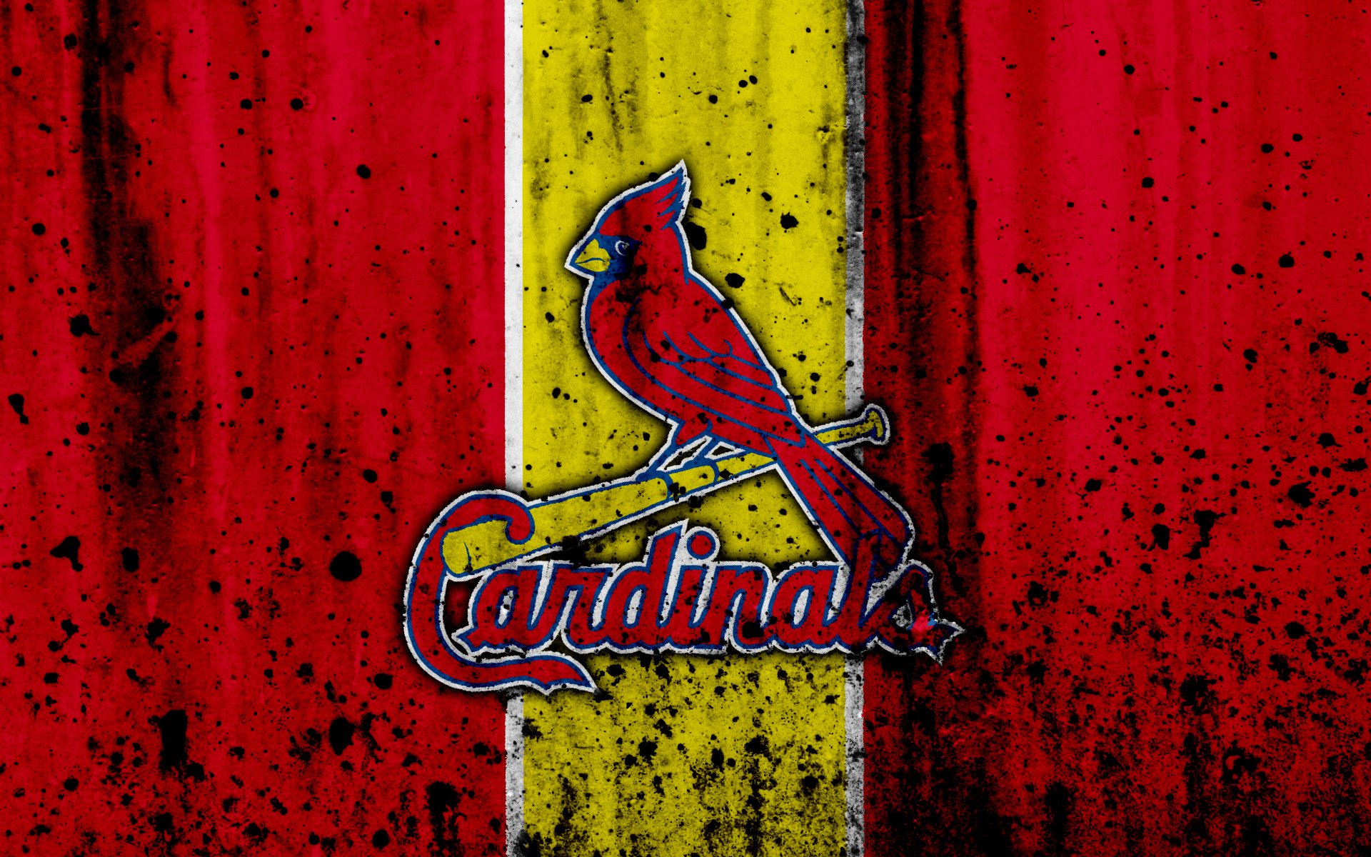 Download Logo Baseball MLB St. Louis Cardinals Sports 4k Ultra HD Wallpaper