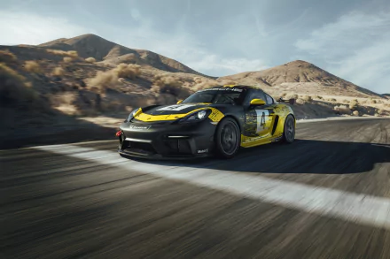 race car car Porsche Porsche Cayman vehicle Porsche Cayman GT4 HD Desktop Wallpaper | Background Image